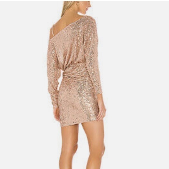 Free People Sequin Long Sleeves Minidress Sz Small Taylor Swift Eras Tour Party - Picture 4 of 14